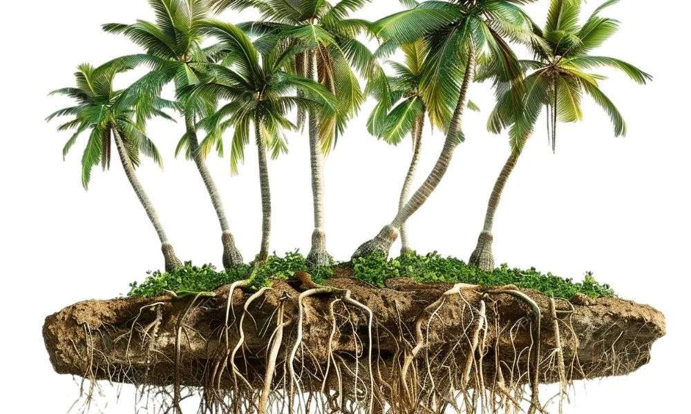 Bộ rễ bất định và khả năng hấp thụ dinh dưỡng của cây dừa trong kỹ thuật trồng dừa