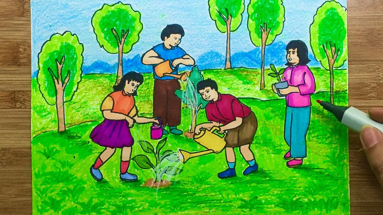 Hình ảnh cây xanh tươi tốt tượng trưng cho việc bảo vệ môi trường hiệu quả