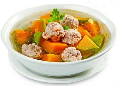 Thành quả thu hoạch là những món ăn ngon miệng được chế biến từ quả bí đỏ tươi sạch tại nhà