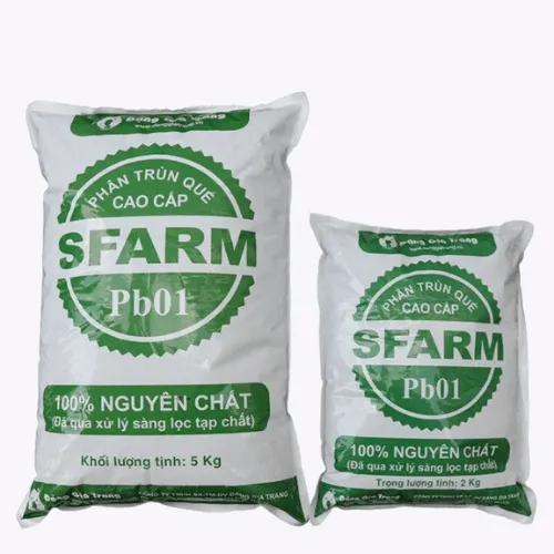 Phân trùn quế SFARM thích hợp bón cho sen