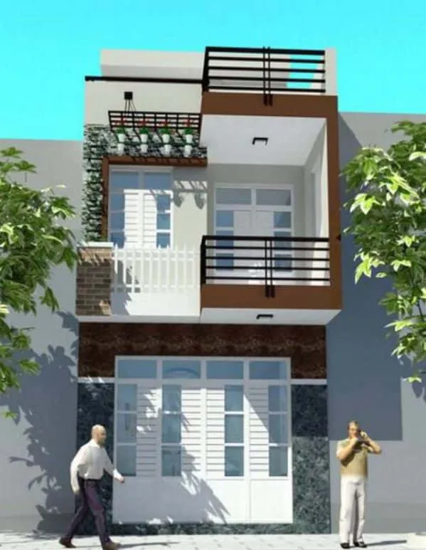 Thiết kế nhà 2 tầng hiện đại, tối ưu hóa không gian sống