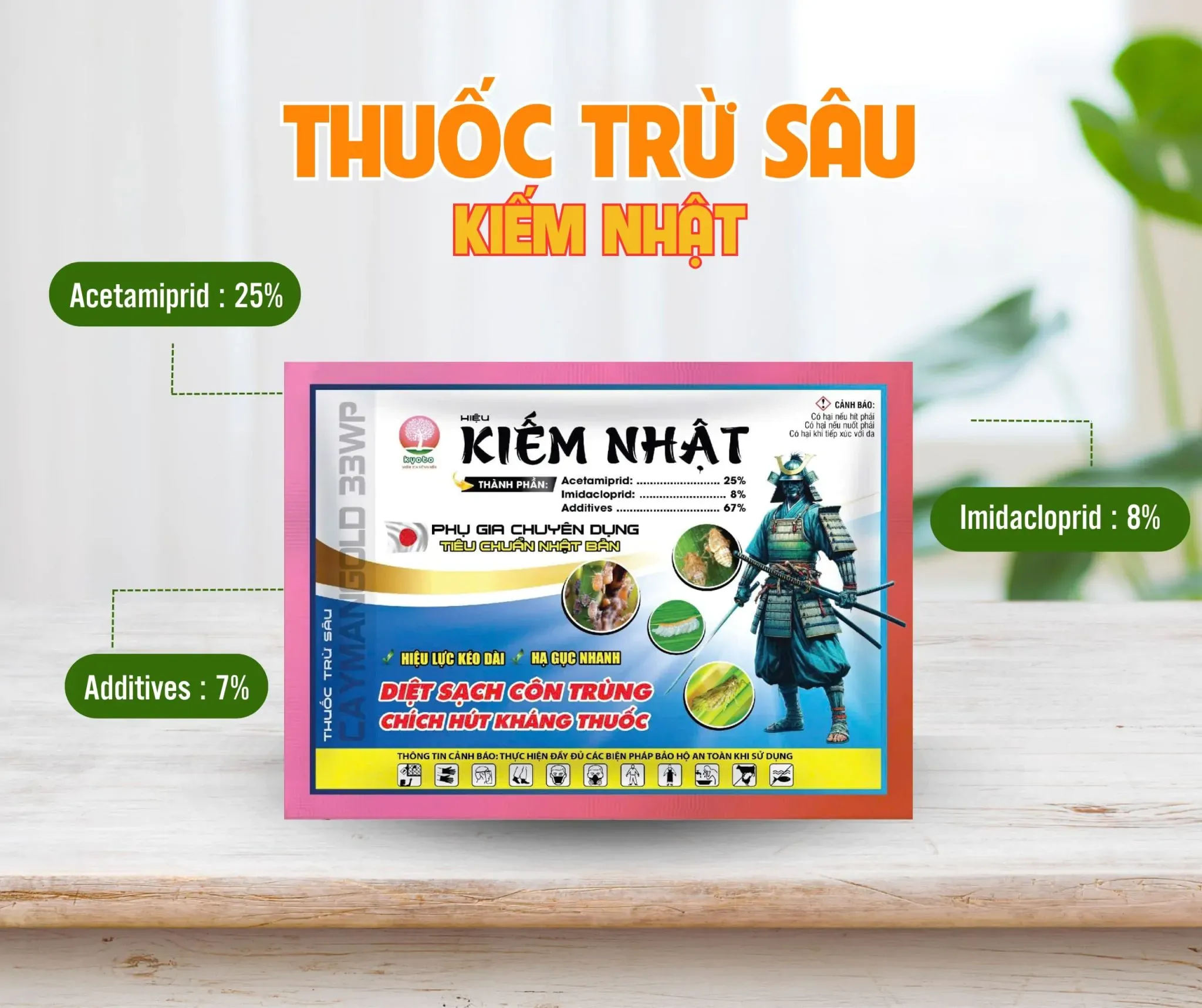 thuốc trừ sâu kiếm nhật