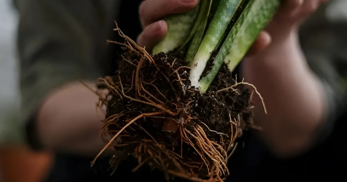 Rễ chùm của cây lưỡi hổ cần đất tơi xốp và thoáng khí để tránh thối rữa