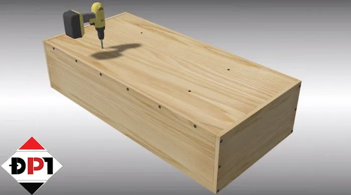 Đóng chậu gỗ trồng cây