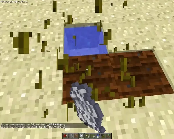 Cây dưa hấu đã trưởng thành và quả dưa hấu đã ra, minh họa cách trồng dưa hấu trong minecraft