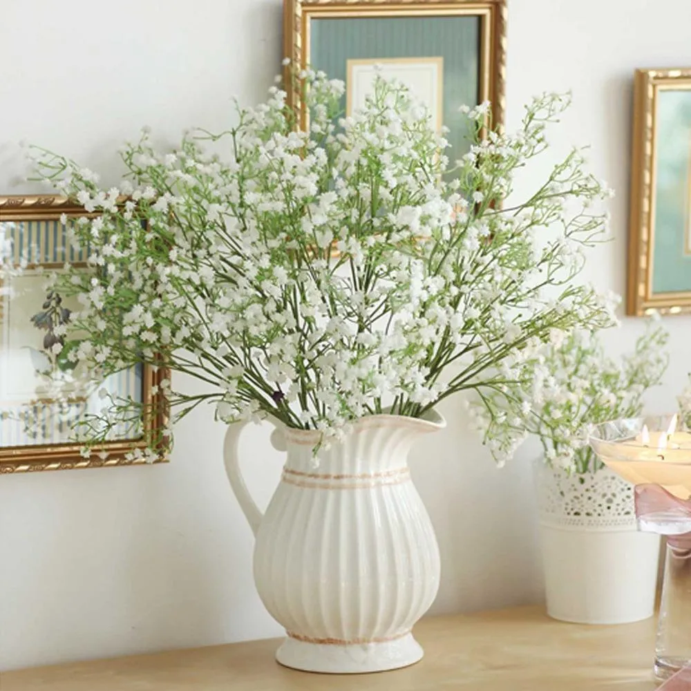 Chăm sóc hoa baby trắng đúng cách giúp cây phát triển khỏe mạnh, cho hoa đều và đẹp