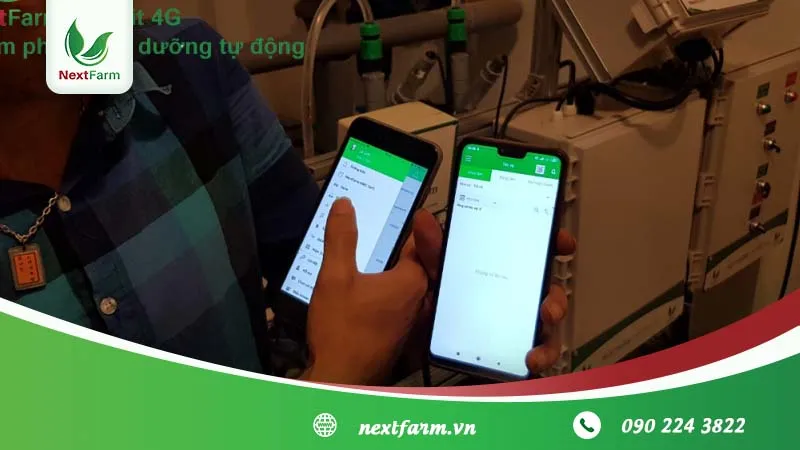 Hệ thống châm phân tự động giúp kiểm soát lượng dinh dưỡng một cách chính xác