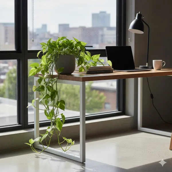 Đặt trầu bà ở nơi có ánh sáng gián tiếp dồi dào để cây phát triển khỏe mạnh