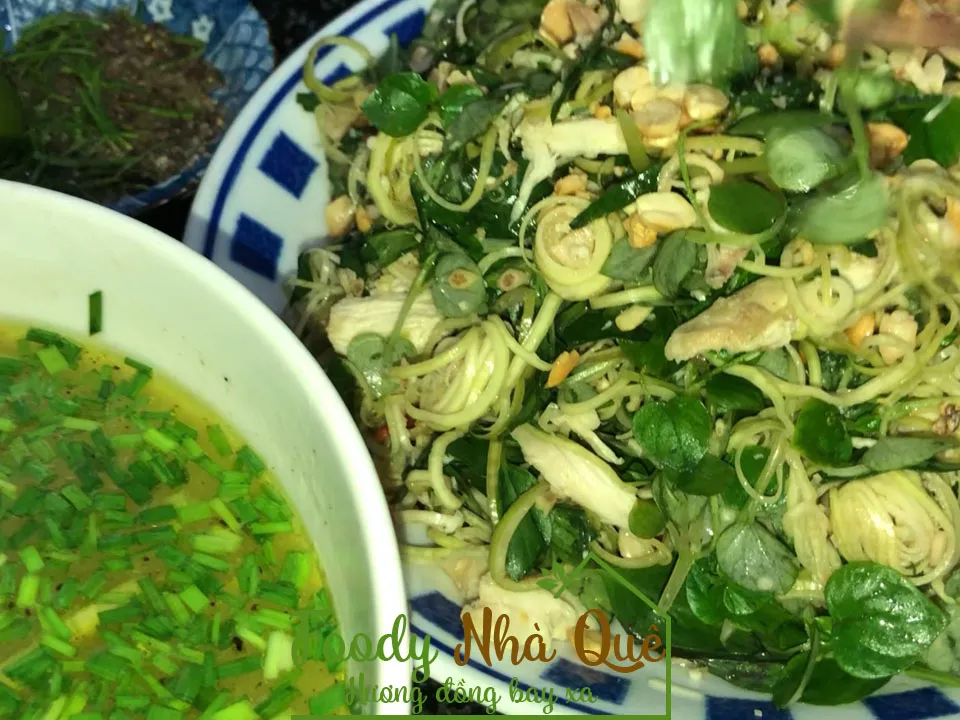 Món gỏi rau càng cua trộn thịt bò hấp dẫn