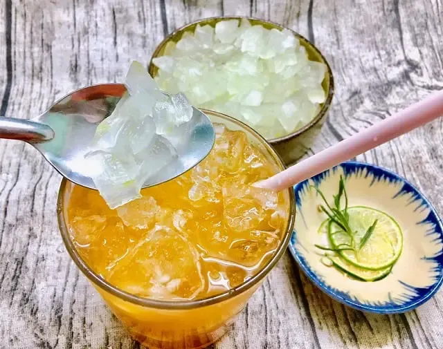 Nha Đam thường được dùng trong những món giải nhiệt