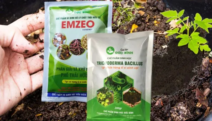 Ủ rác bằng Emzeo