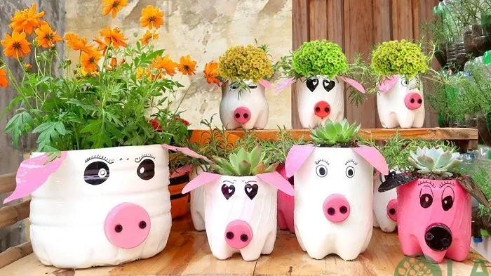 Vườn cây hình thú đáng yêu cho bé